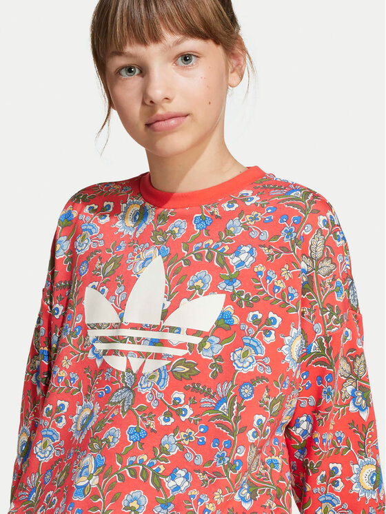 adidas adidas Bluza Liberty London JV7827 Czerwony Loose Fit