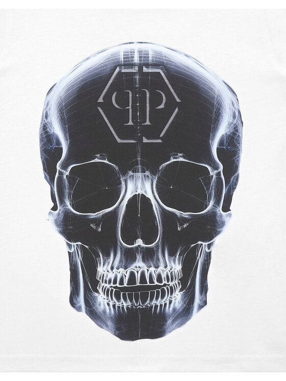 PHILIPP PLEIN PHILIPP PLEIN T-Shirt 19963 Biały Regular Fit