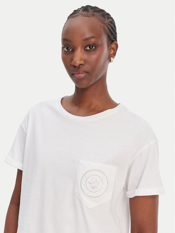 Liu Jo Liu Jo Tricou WA6372 JS923 Alb Regular Fit