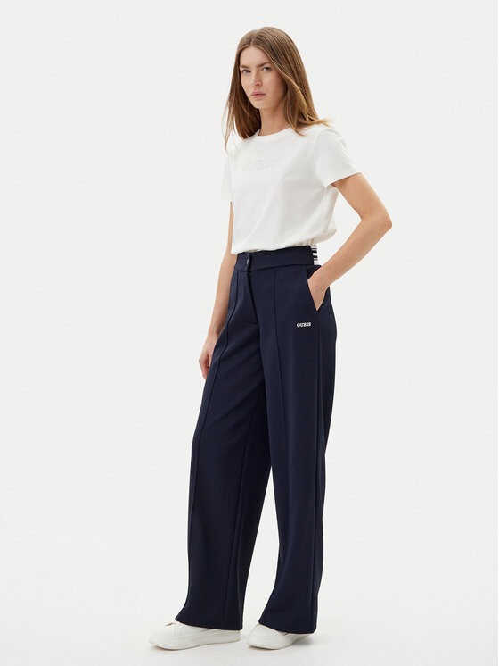 Guess Guess Pantaloni di tessuto V5GB02 KCYF2 Blu scuro Regular Fit