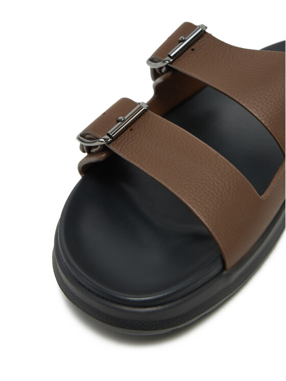 Tommy Hilfiger Tommy Hilfiger Шльопанці FM0FM05414 Коричневий