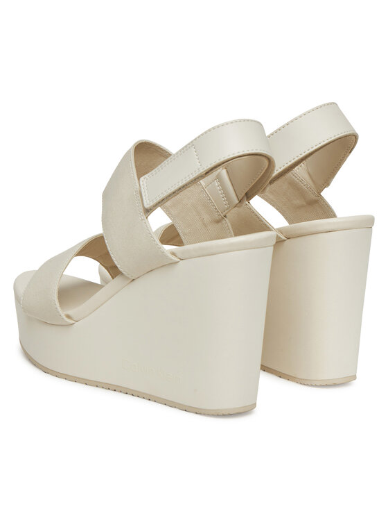 Calvin Klein Jeans Calvin Klein Jeans Sandali Wedge Sandal Webbing In YW0YW01790 Grigio