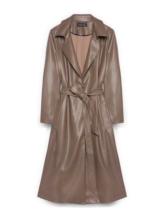 Fiorella Rubino Fiorella Rubino Giacca in similpelle F456T001357N013 Grigio Regular Fit