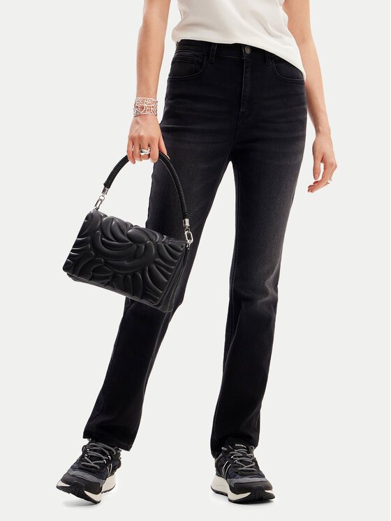 Desigual Desigual Jeans Carmela 24WWDD95 Schwarz Skinny Fit