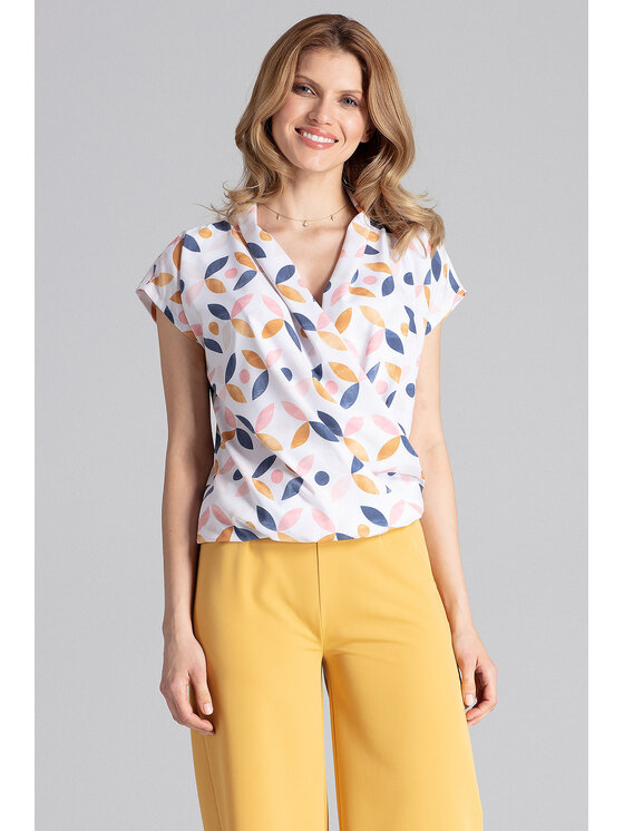 FIGL FIGL Blúzka M652 Farebná Regular Fit