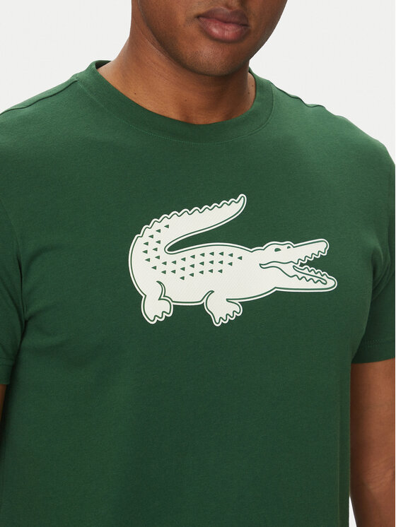 Lacoste Lacoste Majica TH2042 Zelena Regular Fit
