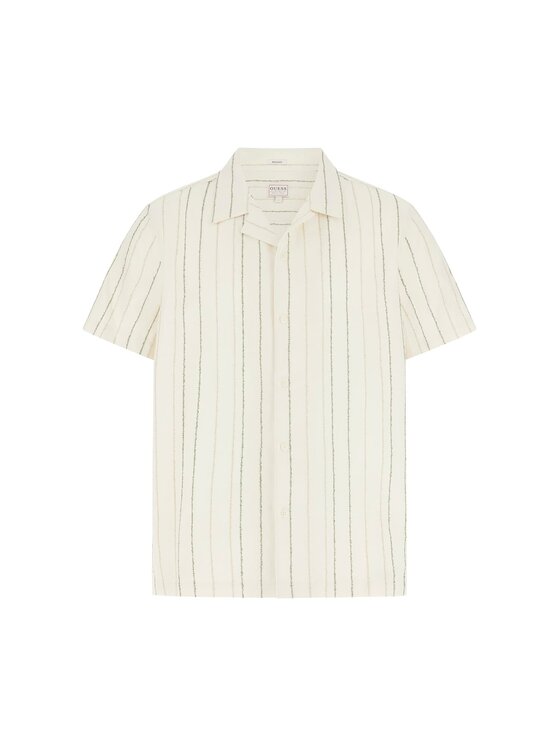Guess Guess Koszula 176793 Beżowy Classic Fit