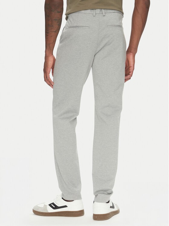 Lindbergh Lindbergh Chino kalhoty 30-006052 Šedá Slim Fit