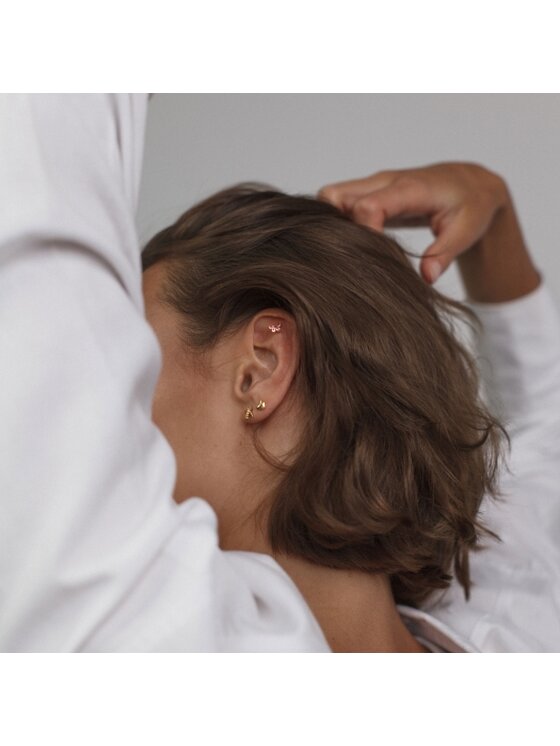ANIA KRUK ANIA KRUK Piercing SRUKS0420Z Żółte złocenie