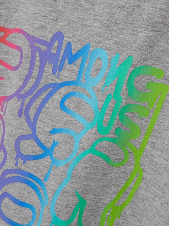 NAME IT NAME IT T-Shirt AMONGUS Jish 13225980 Szary Regular Fit