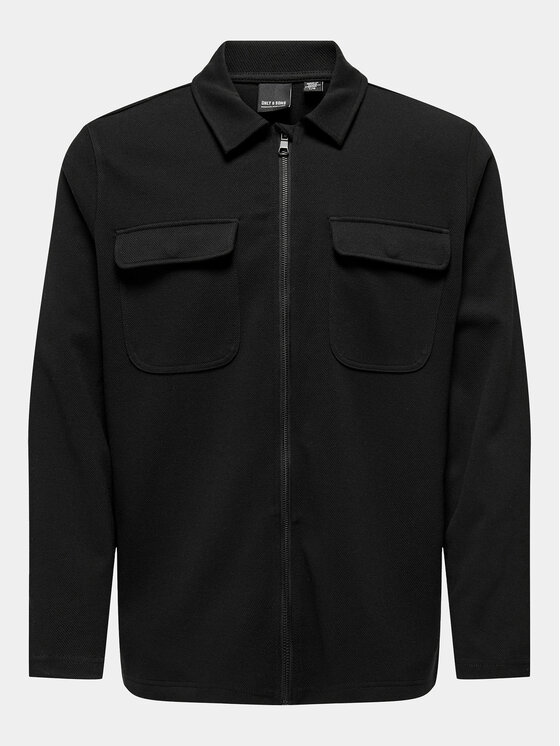 Only & Sons Only & Sons Kurtka przejściowa New Kodyl 22028232 Czarny Regular Fit