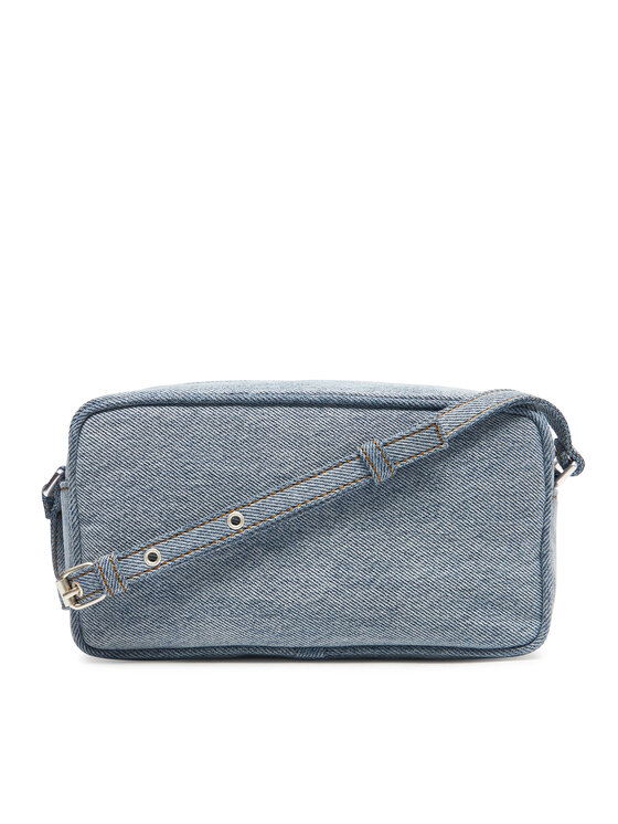 Calvin Klein Calvin Klein Borsetta Denim Ew Double Zip Camera Bag LV04F3226G Azzurro chiaro