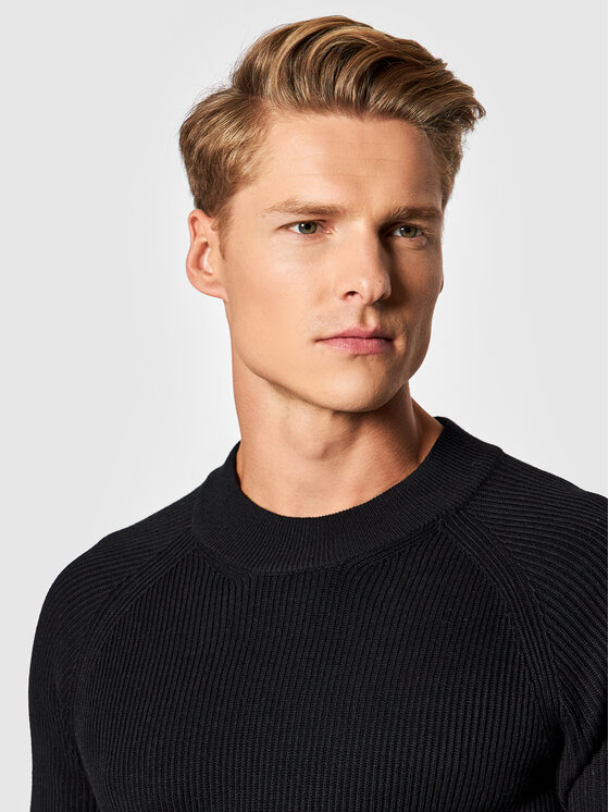 Jack&Jones PREMIUM Pullover Perfect 12193517 Schwarz Regular Fit 