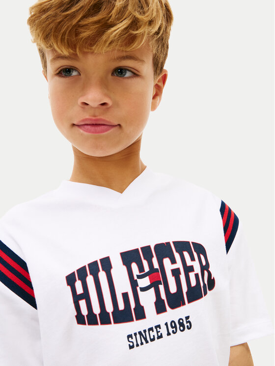 Tommy Hilfiger Tommy Hilfiger Tričko KB0KB10272 Biela Regular Fit