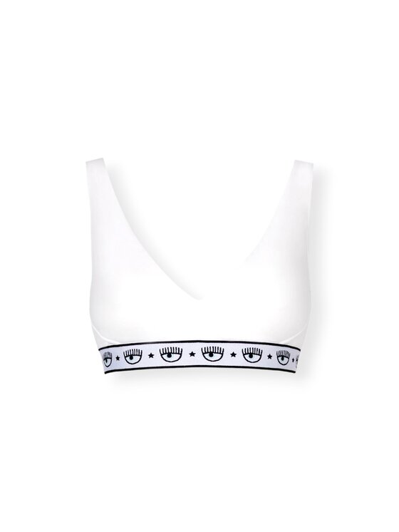 Chiara Ferragni Chiara Ferragni Reggiseno Reggiseno Chiara Ferragni Logomania Bianco