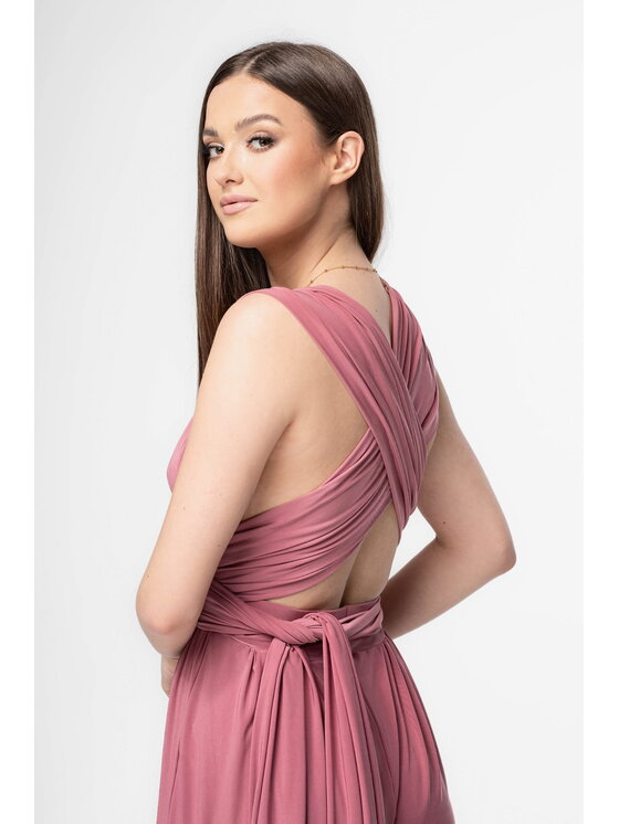 Aurora Aurora Koktejlové šaty multiway Růžová Feminine Fit