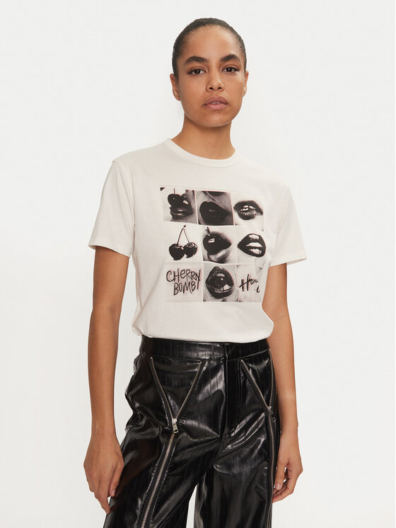 HUGO Hugo Тишърт 50524090 Бял Regular Fit