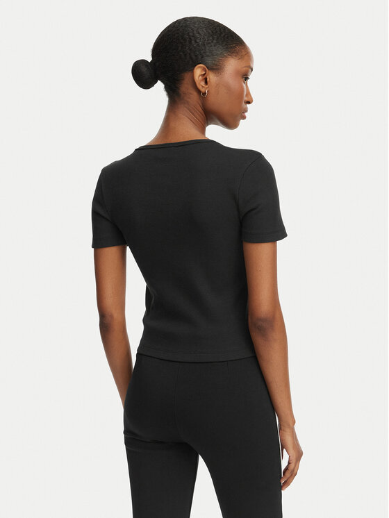 HUGO HUGO Marškinėliai Diheart 50562071 Juoda Slim Fit