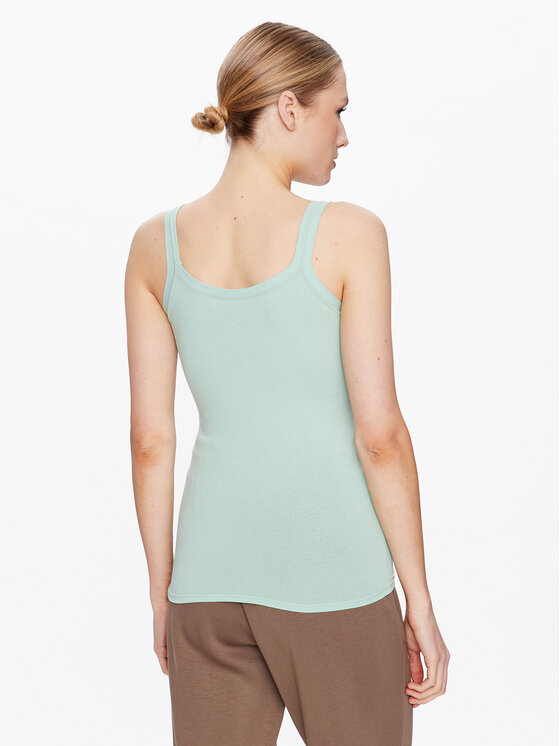 United Colors Of Benetton United Colors Of Benetton топ 3ZQM1H291 Зелен Slim Fit