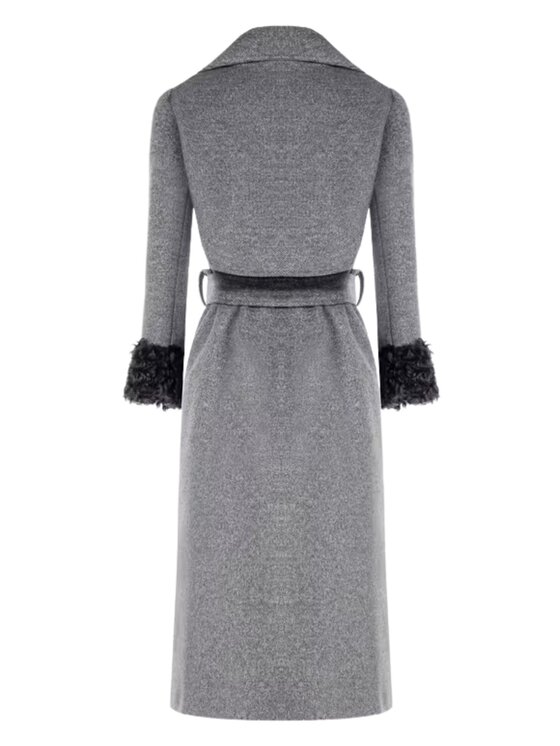 Rinascimento Rinascimento Płaszcz Cappotto donna Szary Regular Fit