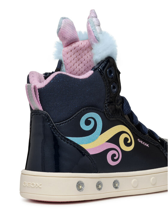 Geox Geox Tenisice J Skylin Girl J468WA 0NFBH C4243 D Tamnoplava