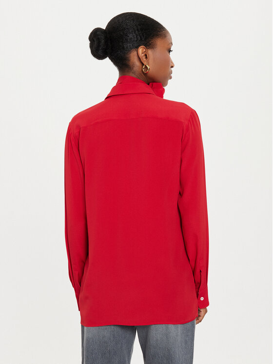 Marella Marella Camicia Nastro 2423116181 Rosso Regular Fit