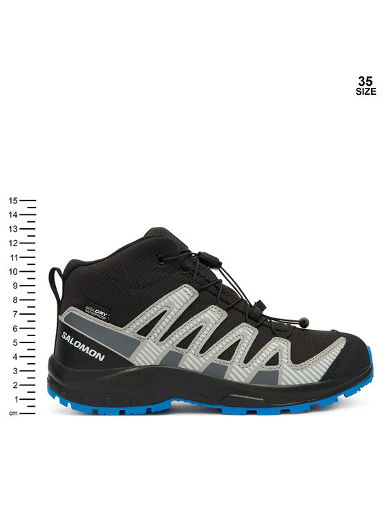 Salomon Salomon Trekingová obuv Xa Pro V8 Mid Waterproof L47729800 Čierna