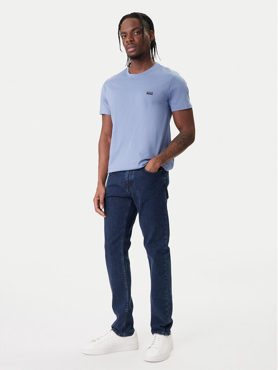 BOSS BOSS Tricou Rn 365 50531401 Bleumarin Regular Fit