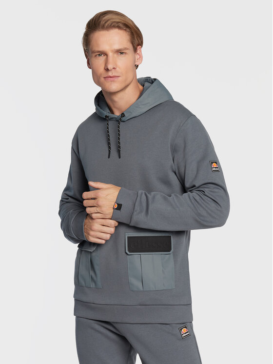 Ellesse Džemperis ar kapuci Precipito SHP15817 Zils Regular Fit