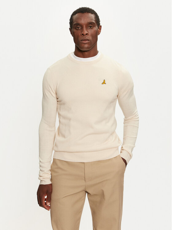Brave Soul Brave Soul Maglione MK-230EINSTEIN6 Beige Regular Fit