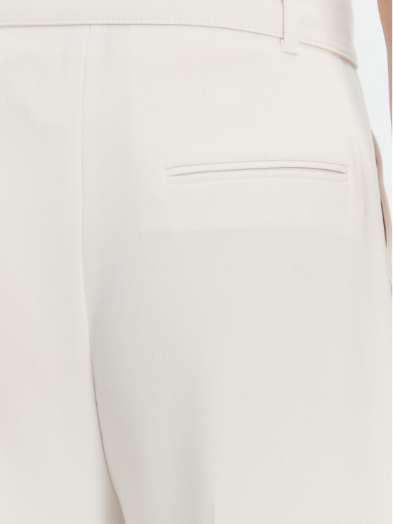 BOSS BOSS Spodnie materiałowe Tapiana 50479405 Écru Relaxed Fit