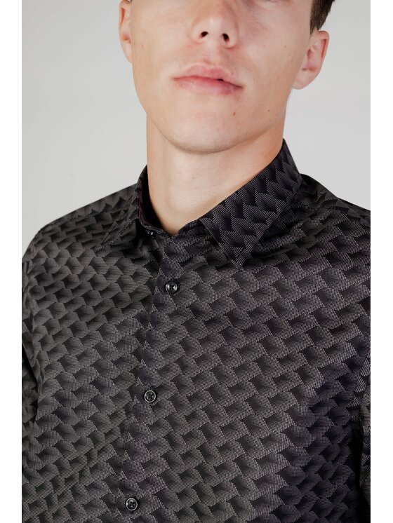 Antony Morato Antony Morato Koszula NAPOLI SLIM FIT IN TESSUTO Szary Slim Fit