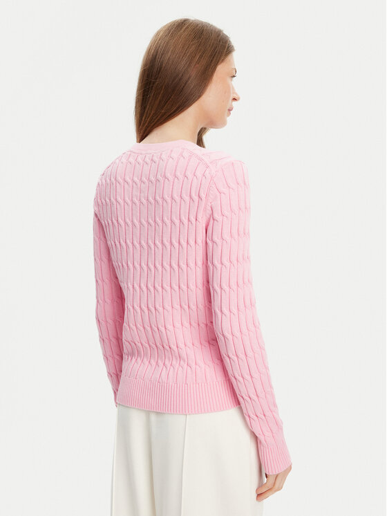 Tommy Hilfiger Tommy Hilfiger Strickjacke WW0WW46514 Rosa Regular Fit
