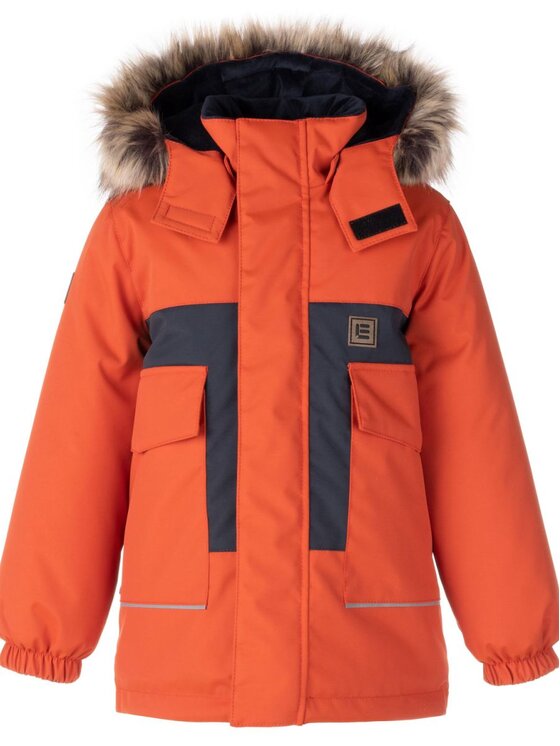 Lenne Lenne Kurtka anorak 23342-457 Pomarańczowy Basic Fit