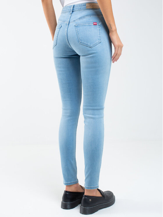 BIG STAR BIG STAR Jeansy adela_105 Niebieski Skinny Fit