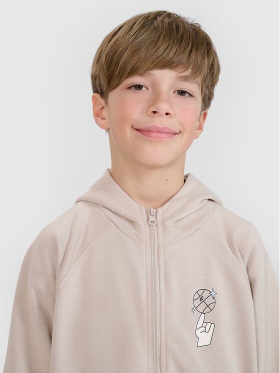 4F 4F Felpa 4FJRSS25TSWSM2103-83S Marrone Oversize