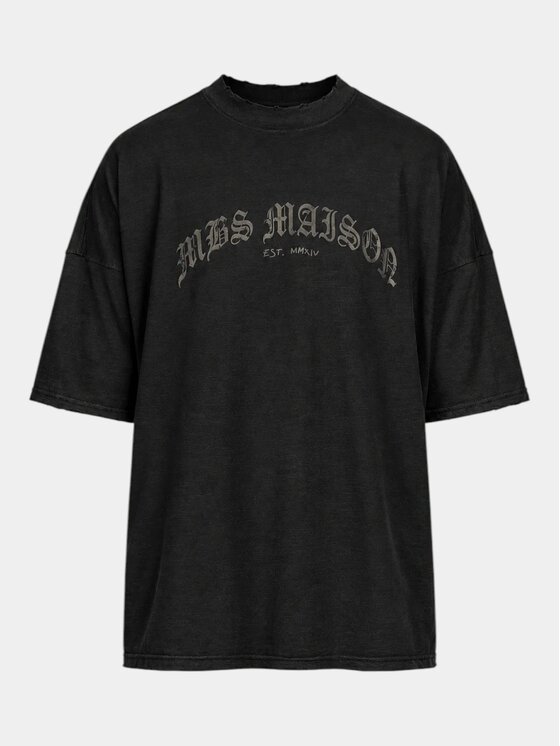 MADE BY SOCIETY MADE BY SOCIETY T-Shirt Le Noir - T17462 Czarny Basic Fit