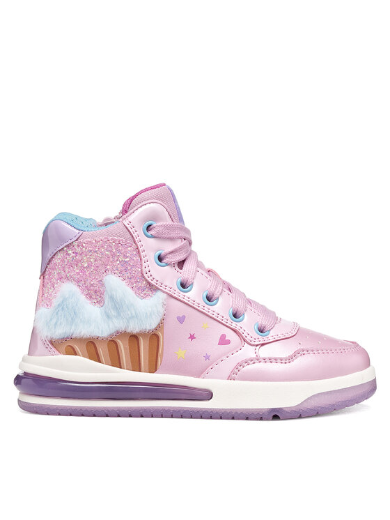 Geox Sneakers J Sketlite Girl J66NWB 0NFKN C8207 M Roz deschis
