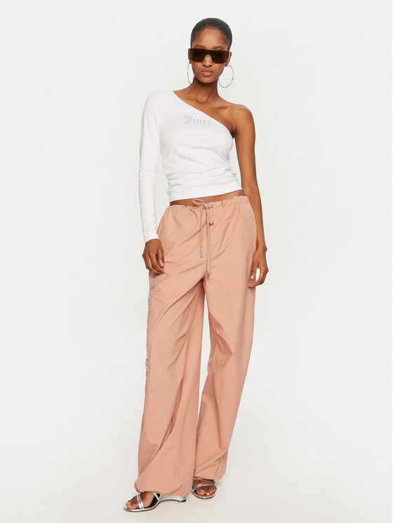 Juicy Couture Juicy Couture Bluzka Nella JCWCT24310 Biały Slim Fit