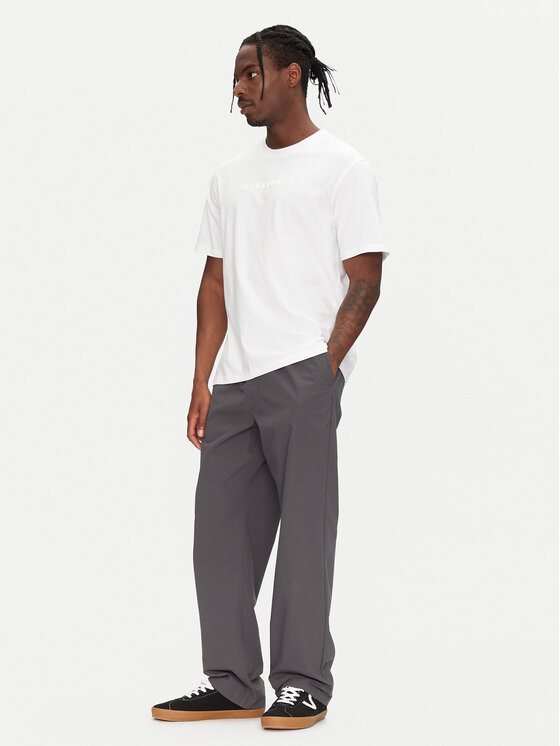 Jack&Jones Jack&Jones Tricou Recharge 12273070 Alb Relaxed Fit