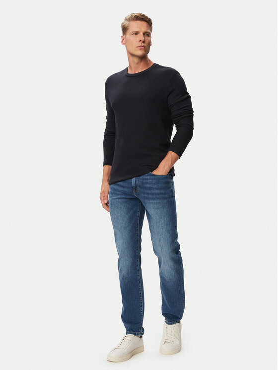 JOOP! Jeans JOOP! Jeans S dlouhým rukávem Jjj-Phineus 30103355 Tmavomodrá Regular Fit