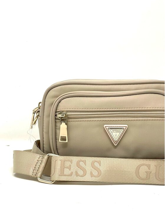 Guess Borsellino Borsa marsupio con chiusura zip Beige Modivo