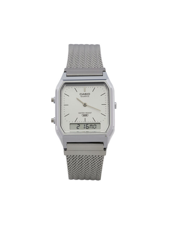 Casio Casio Laikrodis Vintage AQ-230EM-7AEF Sidabrinė
