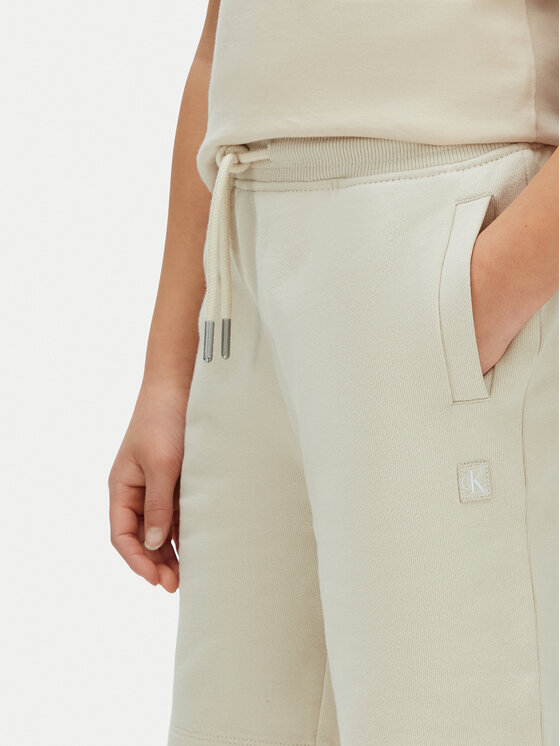 Calvin Klein Jeans Calvin Klein Jeans Sport rövidnadrág Mini Badge LV1CKSJC52 Bézs Regular Fit