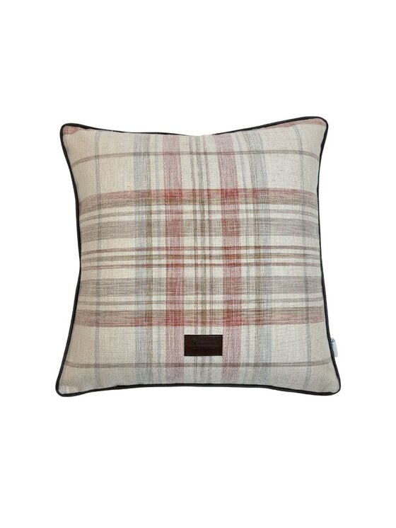 Poduszka Sweet Living, Poduszka RIVERHEAD TARTAN BEIGE/RED XL