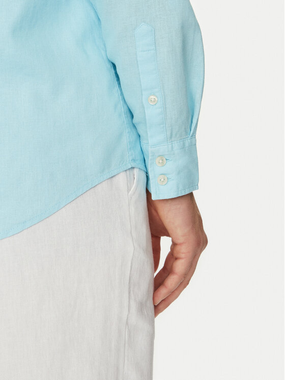 Guess Guess Košeľa F4GH00 WG3L0 Modrá Regular Fit