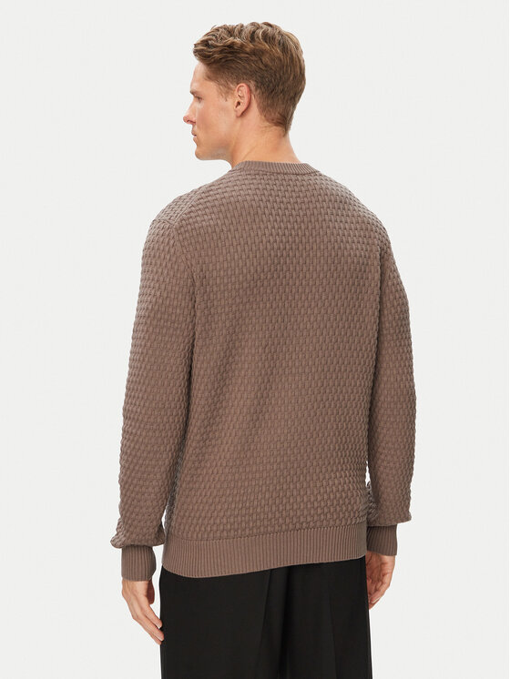 HUGO HUGO Pullover Sylas 50570271 Braun Regular Fit