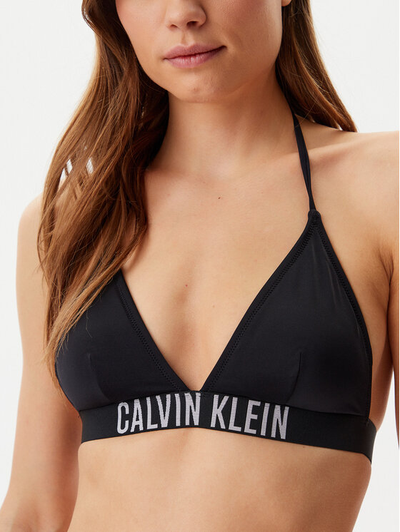 Calvin Klein Swimwear Calvin Klein Swimwear Bikini pezzo sopra KW0KW02854 Nero