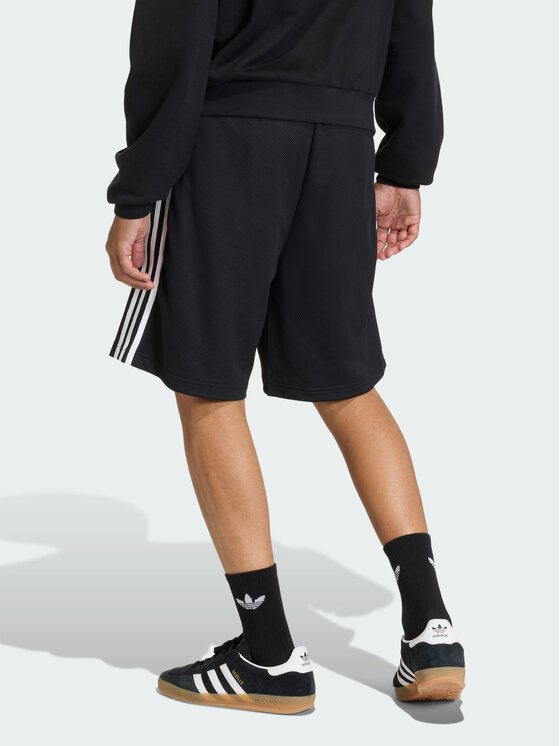 adidas adidas Szorty materiałowe 161551 Czarny Loose Fit