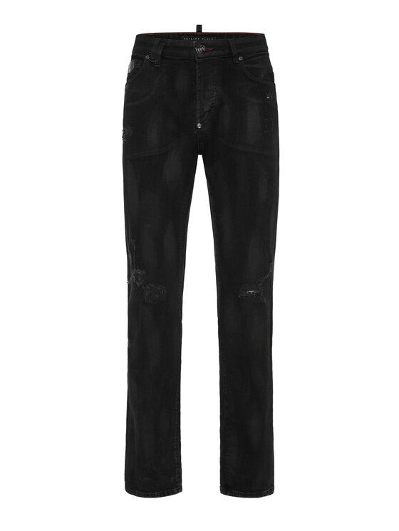 PHILIPP PLEIN PHILIPP PLEIN Jeansy 26879 Czarny Straight Fit